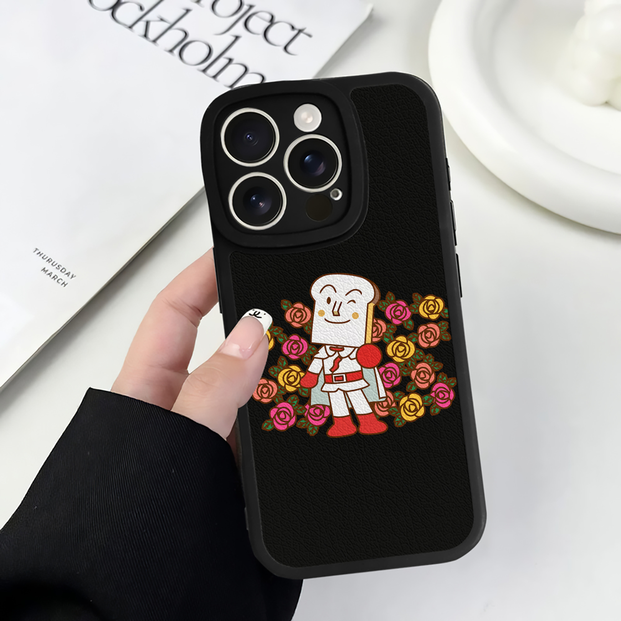 （画像用） アンパンマン Anpanman 【iPhone 16シリーズ対応】シリコンスマホケース（レザー調） 材質：シリコン